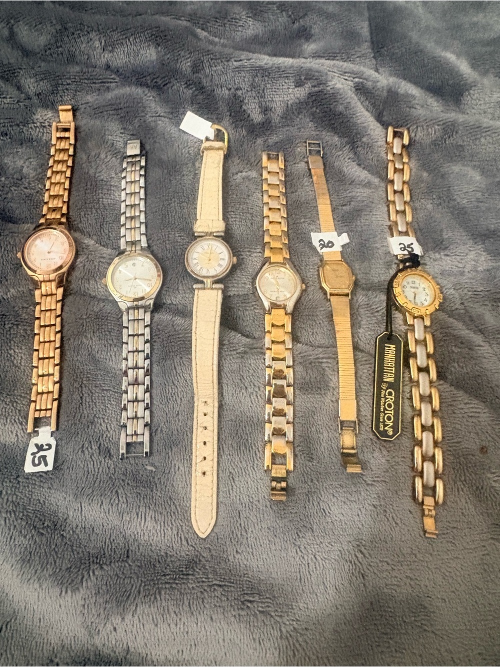 Croton Women's Two-Tone and Gold Bracelet Watch Lot